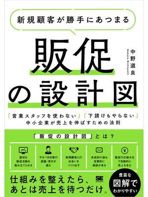 cover image of 新規顧客が勝手にあつまる販促の設計図 「営業スタッフを使わない」「下請けもやらない」中小企業が売上を伸ばすための法則